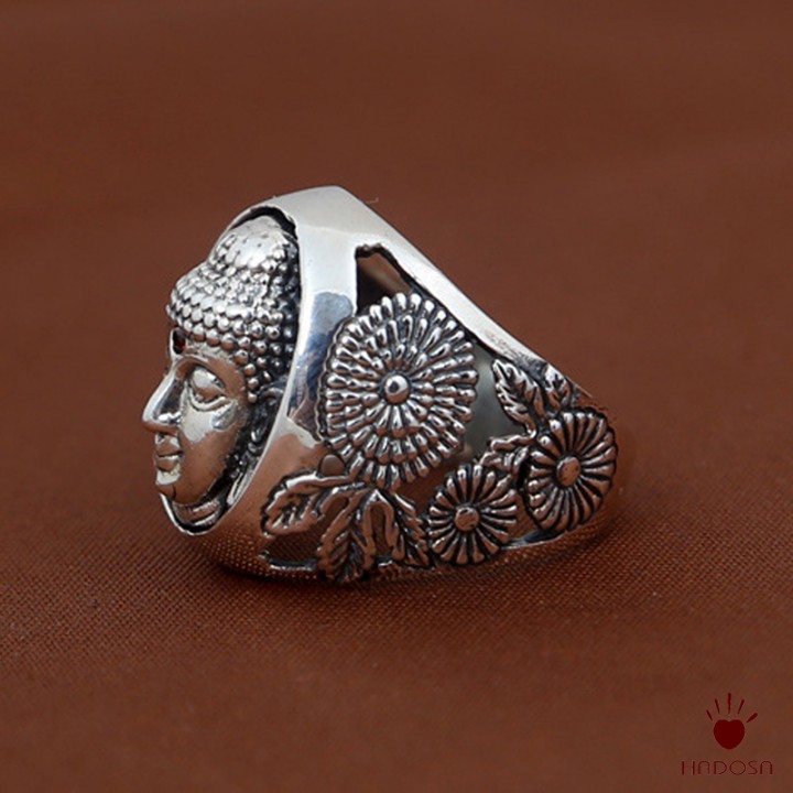Nhẫn bạc Thái Phật Bà cho nam