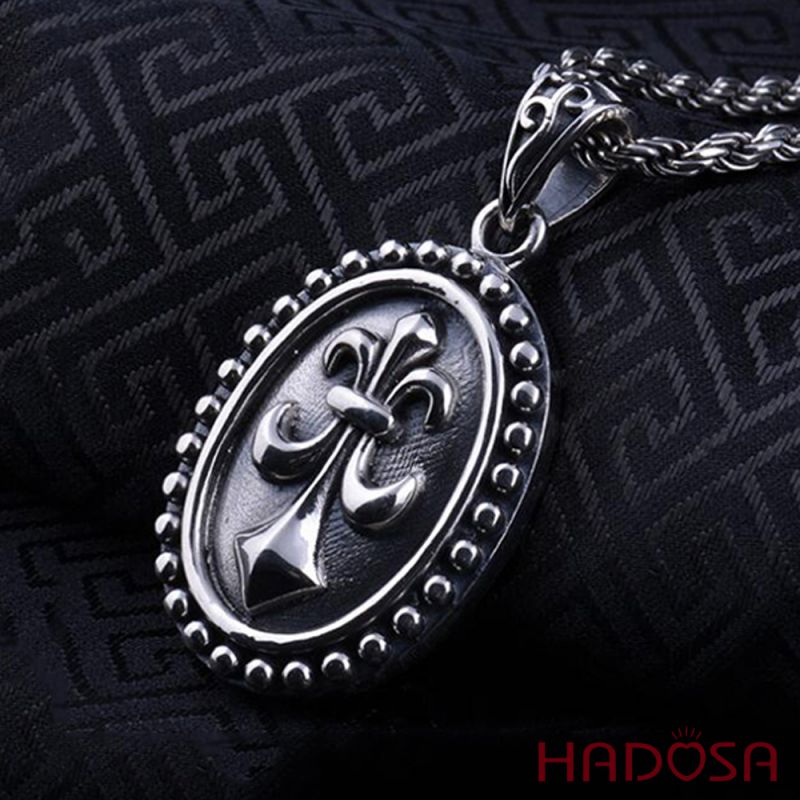 Mặt dây chuyền bạc nam