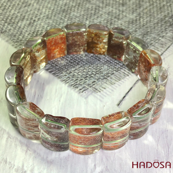 Vòng bản thạch anh ưu linh hoa 11x14mm