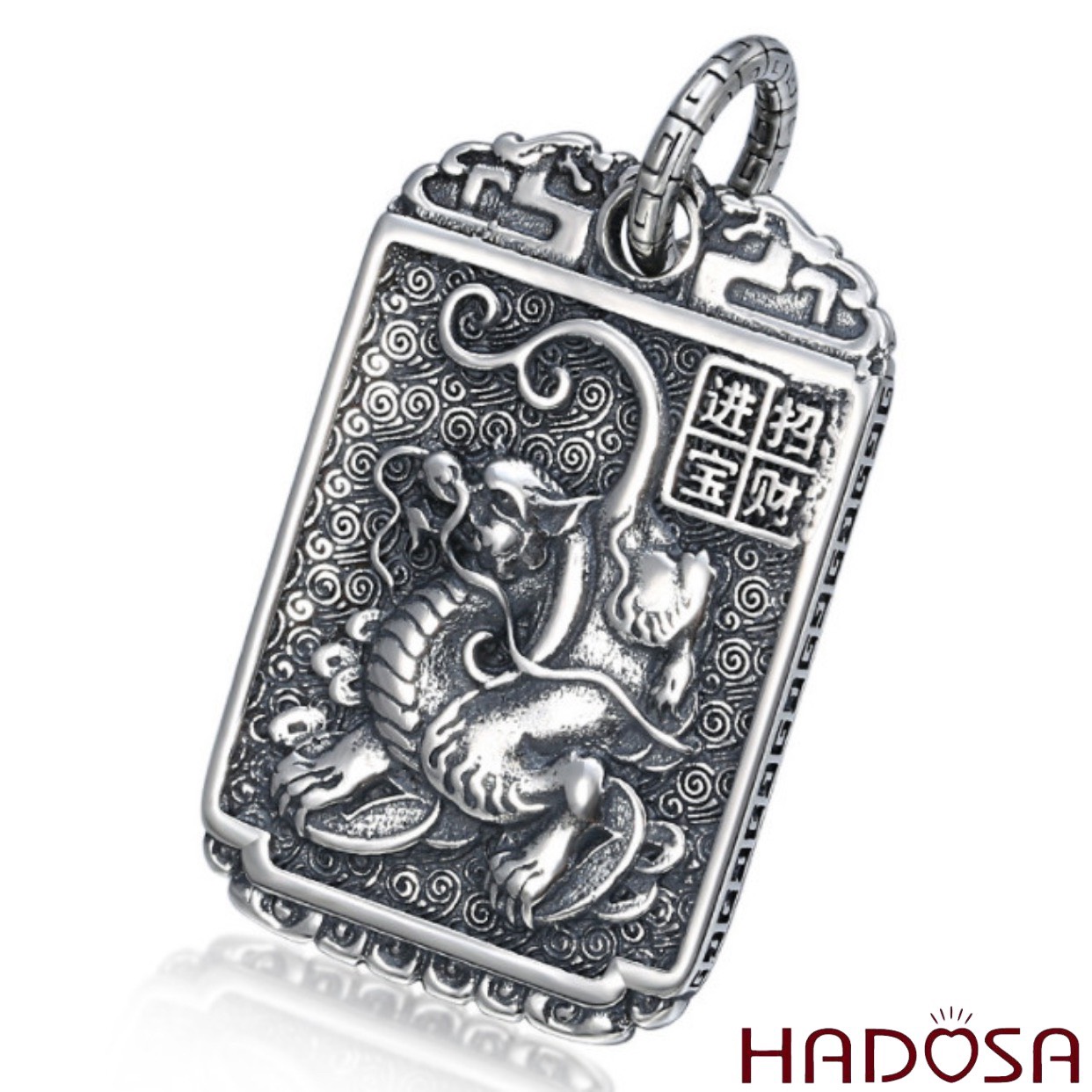 Mặt dây chuyền bạc Thái Kỳ Lân