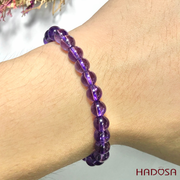 Vòng Thạch Anh Tím 6mm đặc biệt cao cấp chuẩn 5A