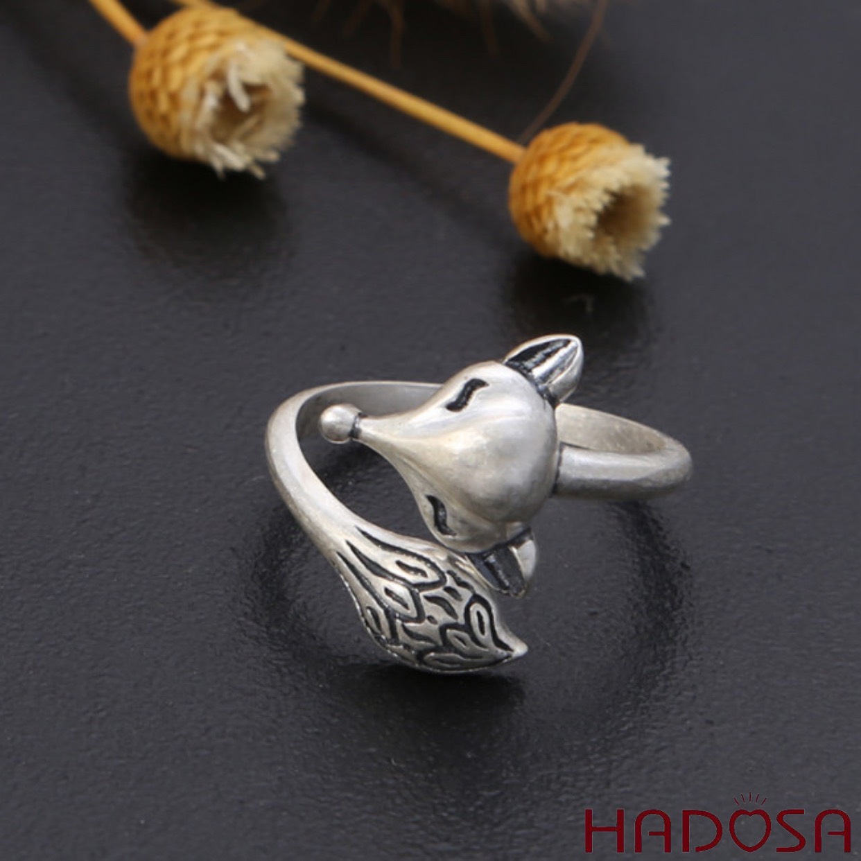 Nhẫn nữ bạc Thái Hồ Ly