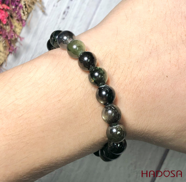 Vòng đá Sapphire ánh titan cao cấp 8mm chuẩn 5A