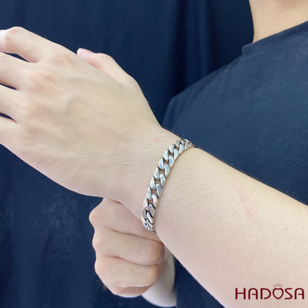 Lắc tay nam bạc cao cấp