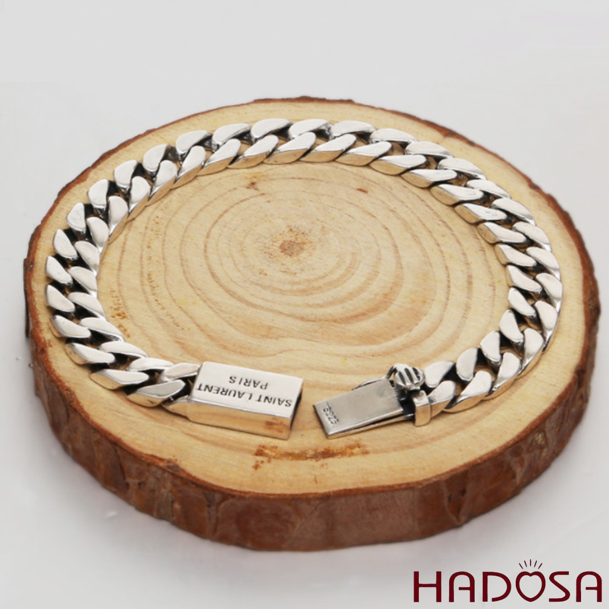 Lắc tay nam bạc cao cấp