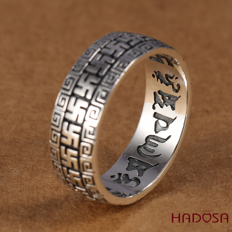 Nhẫn nam bạc Thái