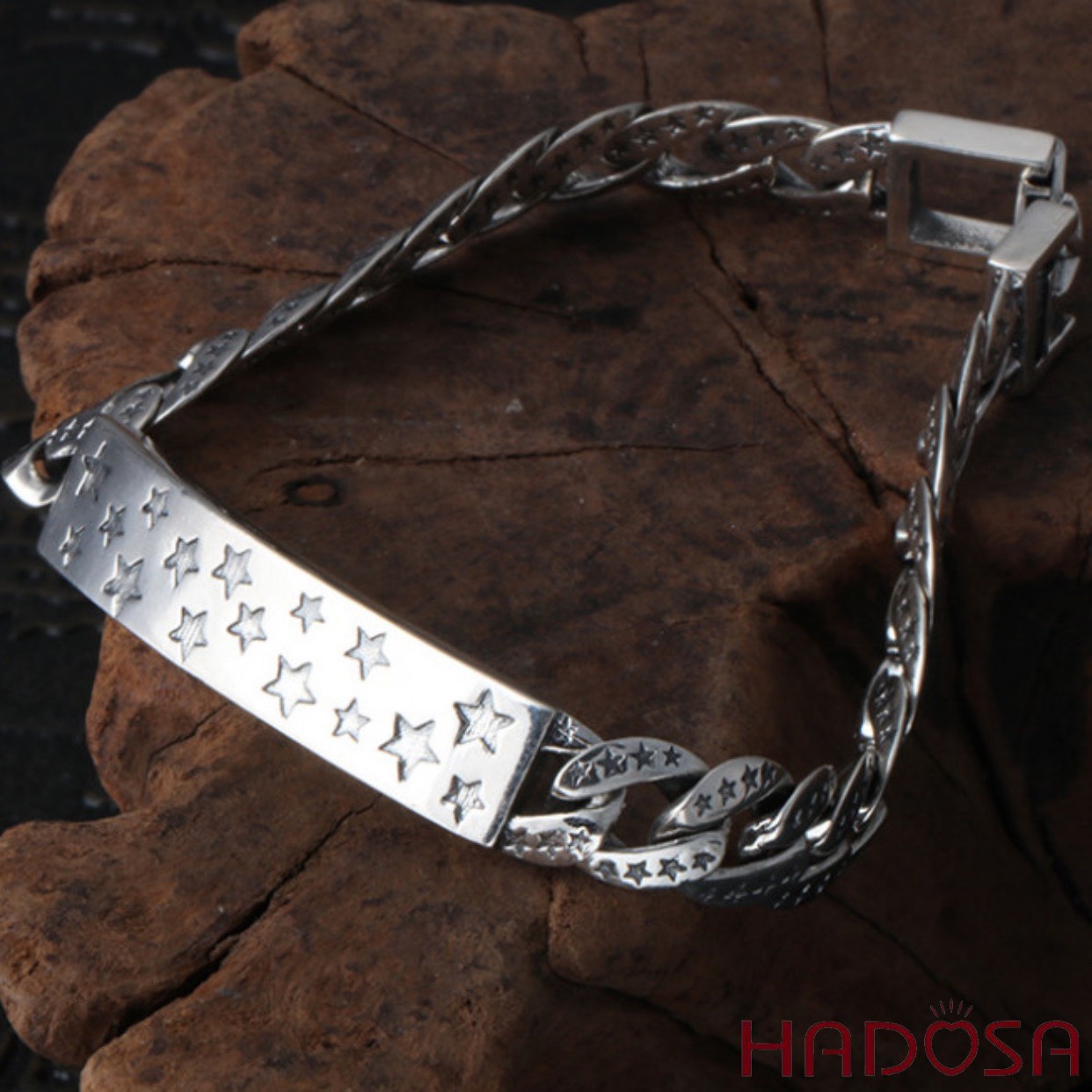 Lắc tay nam bạc cao cấp