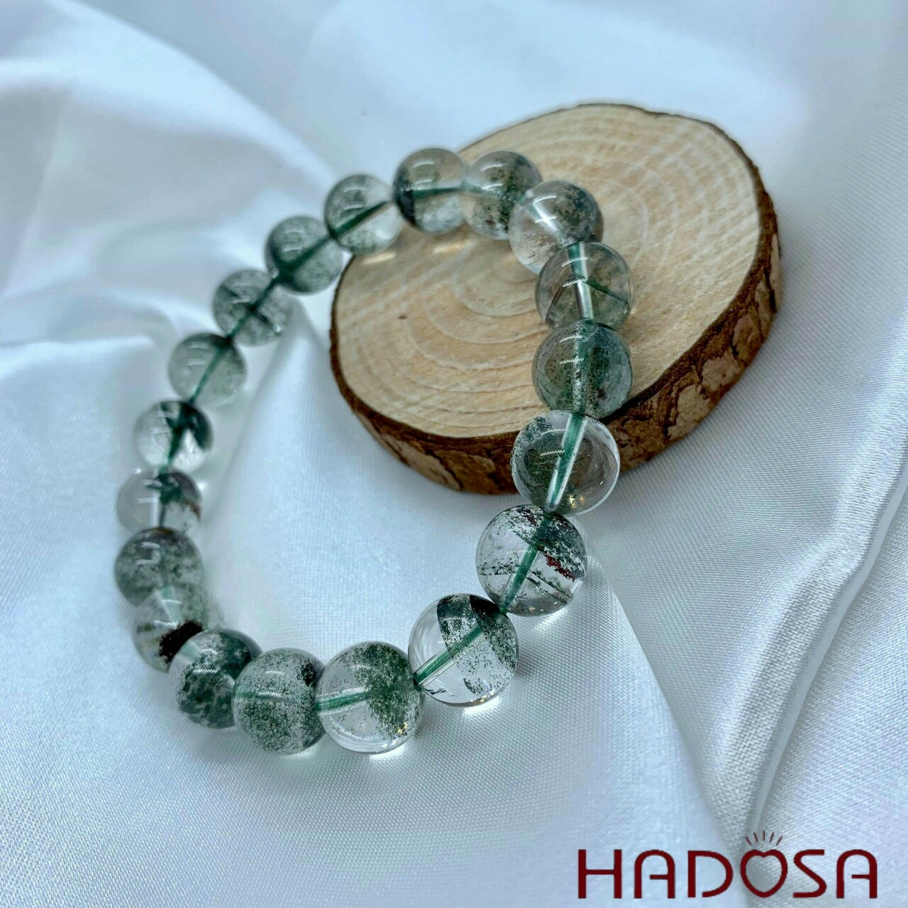 Thạch anh ưu linh xanh 11mm