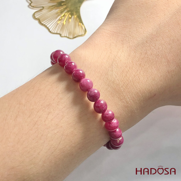 Vòng Ruby Thái đỏ đậm 07mm cao cấp