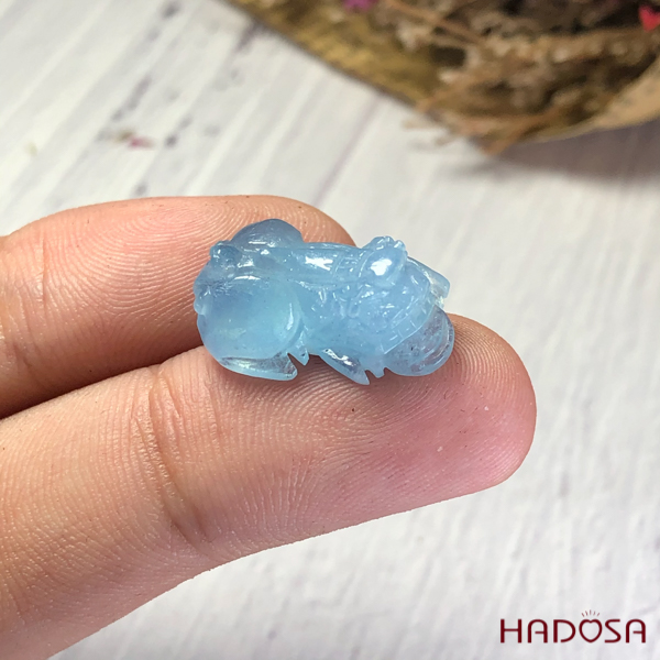 Tỳ Hưu aquamarine 5A