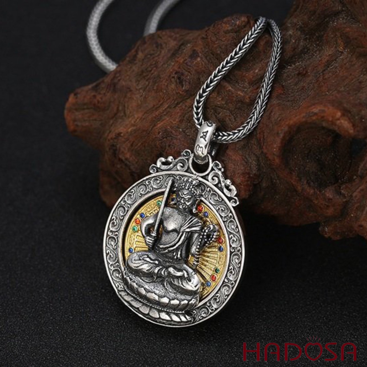 Mặt dây chuyền bạc Thái Bất Động Minh Vương