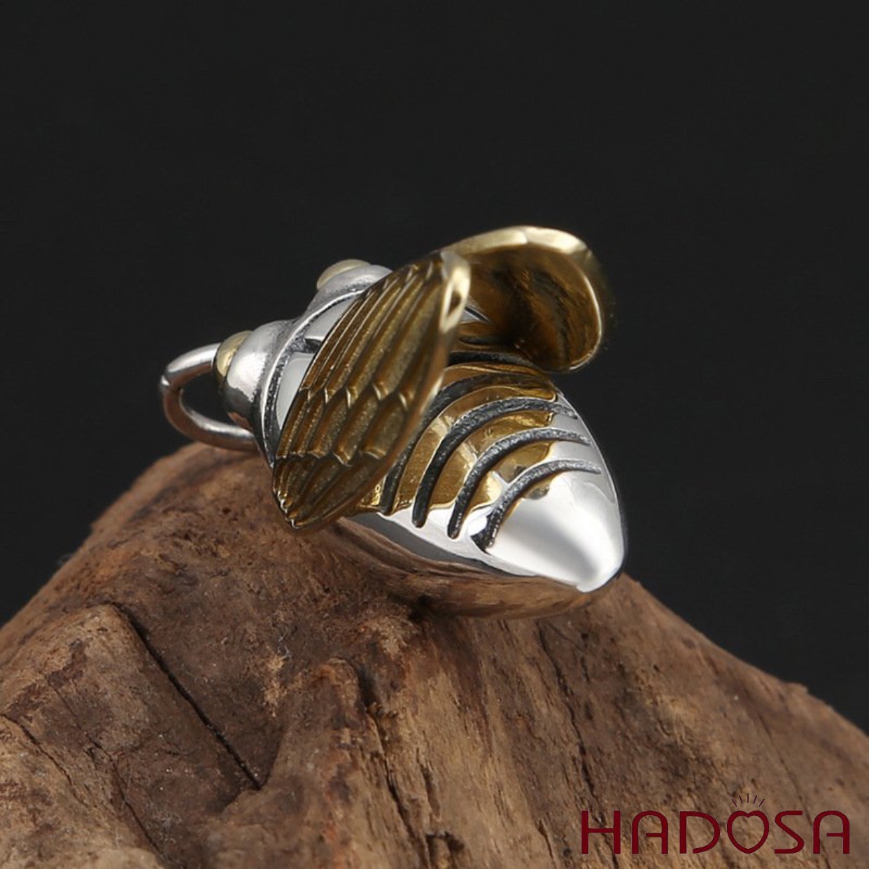 Mặt dây chuyền Ve Sầu bạc Thái