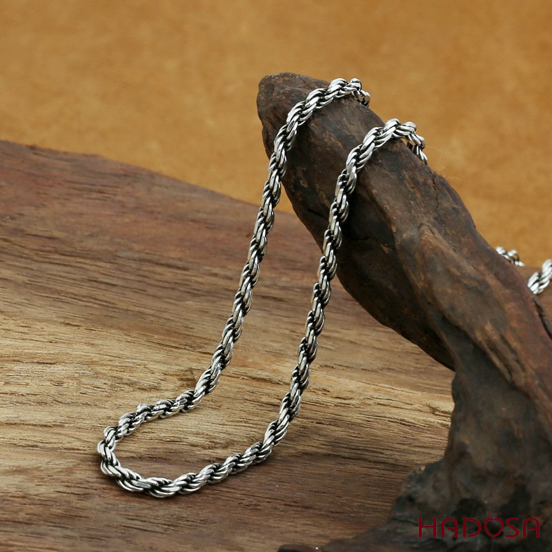 Mẫu dây bạc nam đẹp