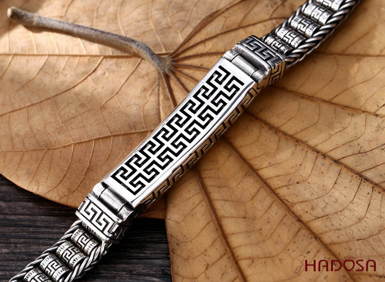 Vòng tay nam bạc Thái