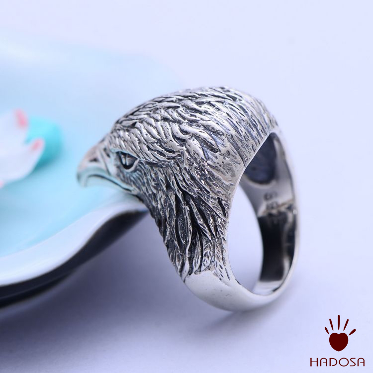 Nhẫn nam bạc Thái Đại Bàng