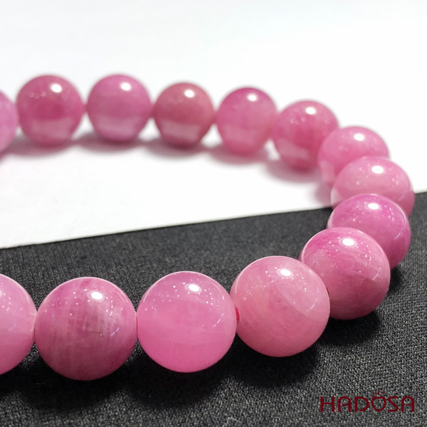 Vòng Ruby hồng tươi đẹp 10mm cao cấp