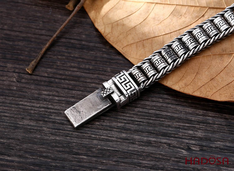 Vòng tay nam bạc Thái