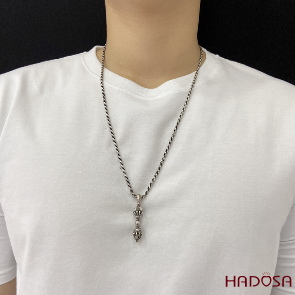 Mặt dây chuyền bạc nam