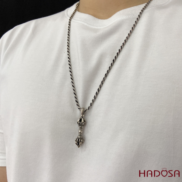 Mặt dây chuyền bạc nam