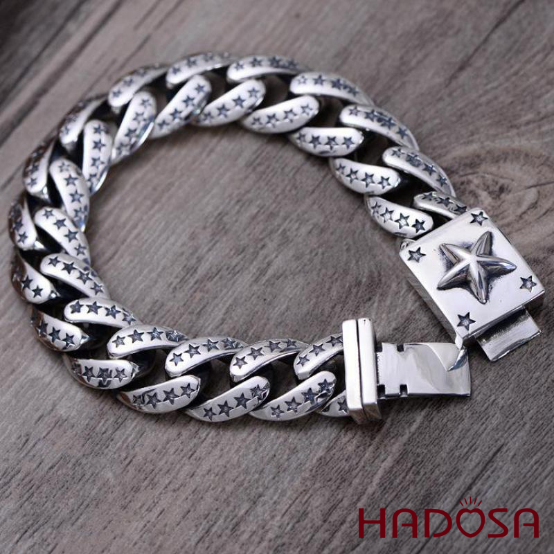 Lắc tay nam bạc Thái