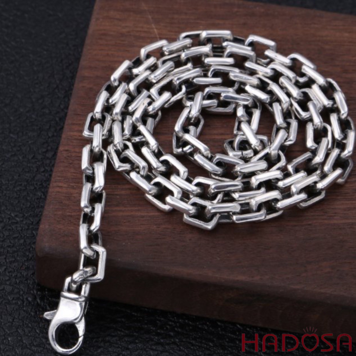 Dây chuyền bạc nam size to