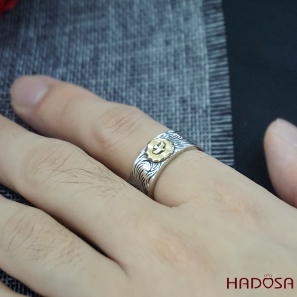 Nhẫn nam đẹp bạc