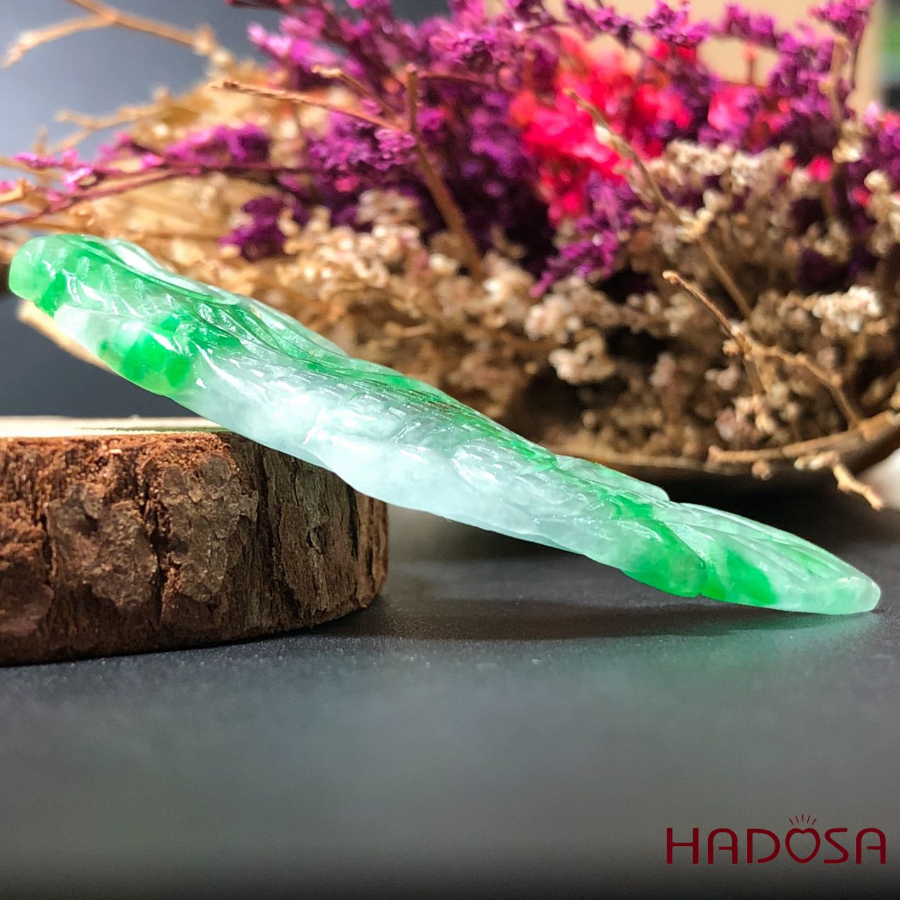 Cẩm thạch cá chép Rồng 47*20mm