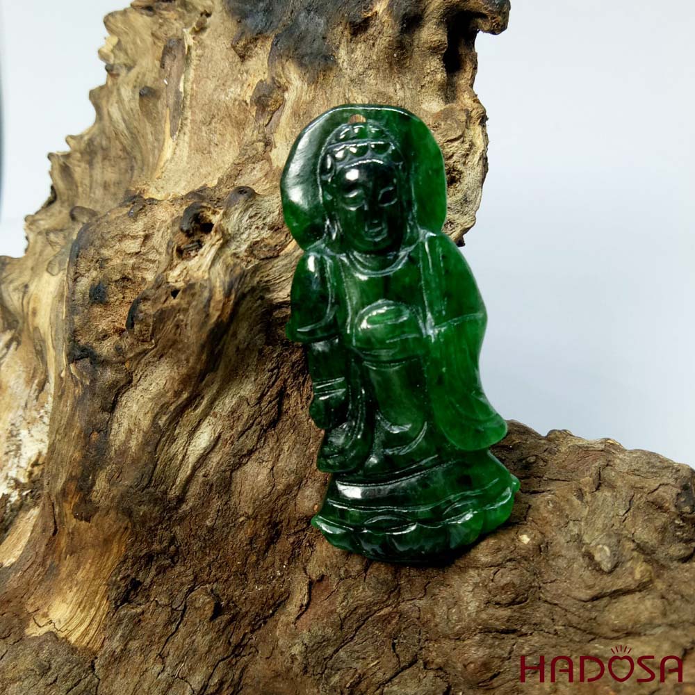 Mặt Phật Aida Cẩm Thạch