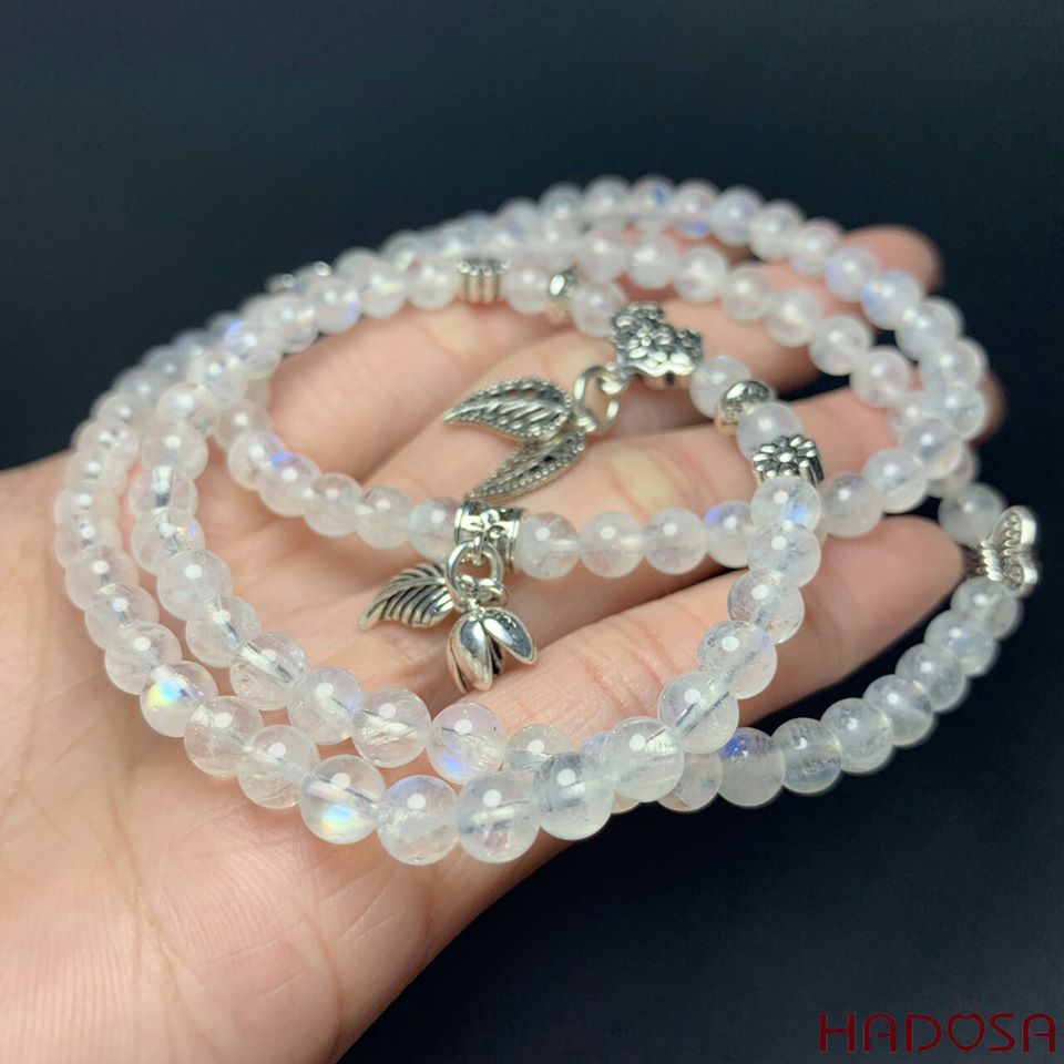 Vòng đá Mặt Trăng cuốn 05mm cao cấp Hadosa