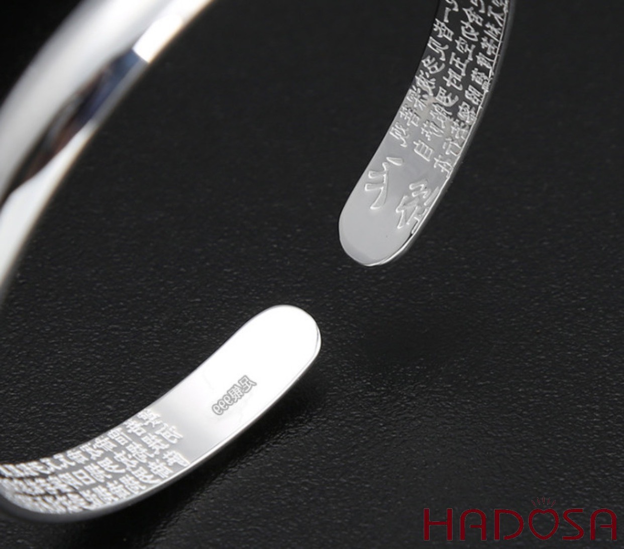 Vòng tay kiềng bạc trơn