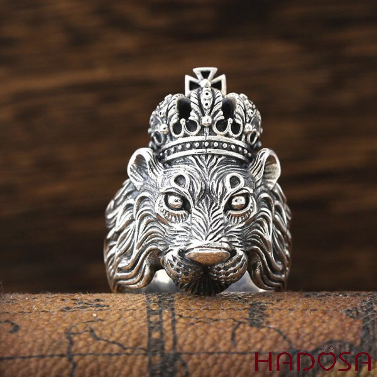 Nhẫn bạc Thái Sư Tử