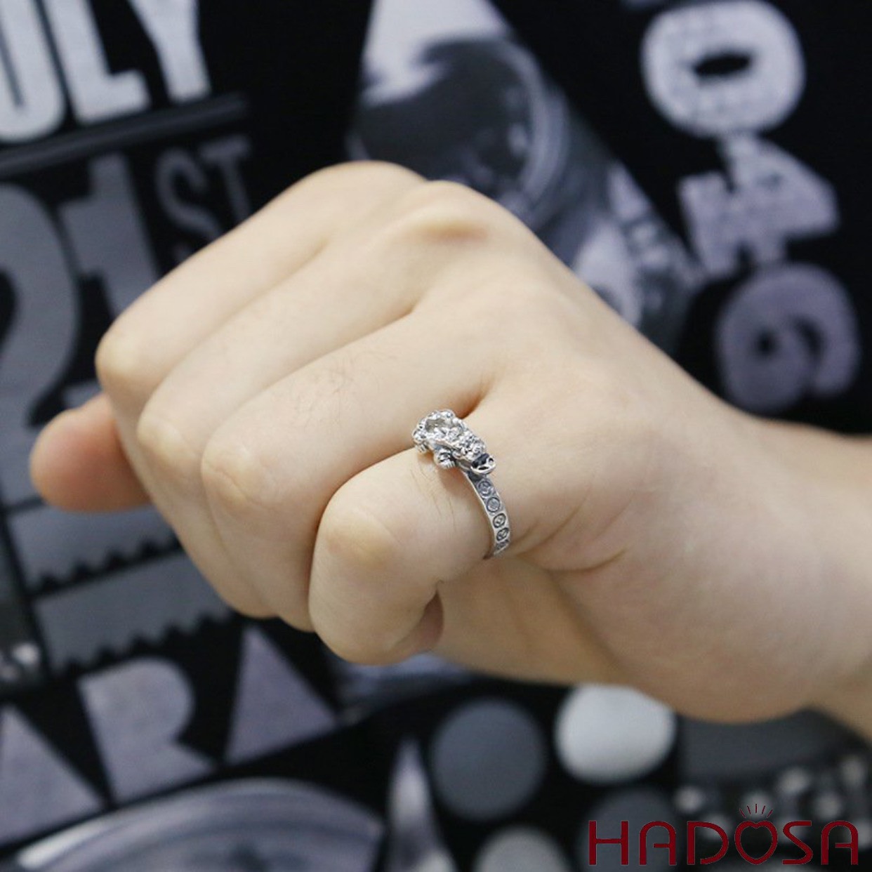 Nhẫn bạc Tỳ Hưu bạc Thái