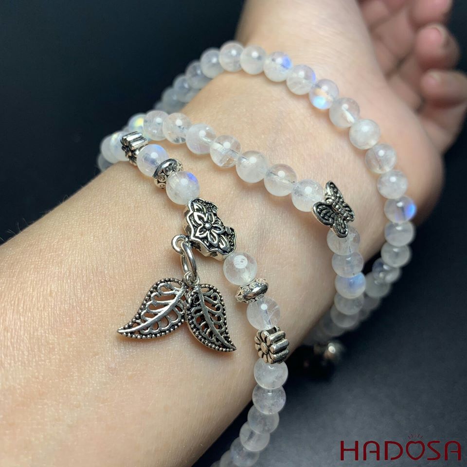 Vòng đá Mặt Trăng cuốn 05mm cao cấp Hadosa