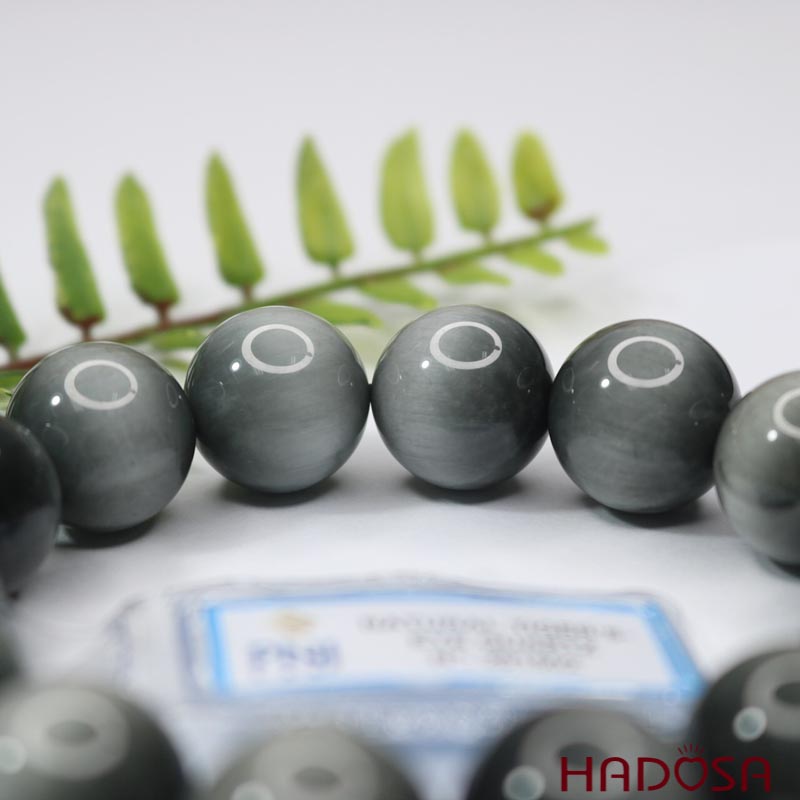 Vòng đá mắt chim Ưng xám 16mm 6A