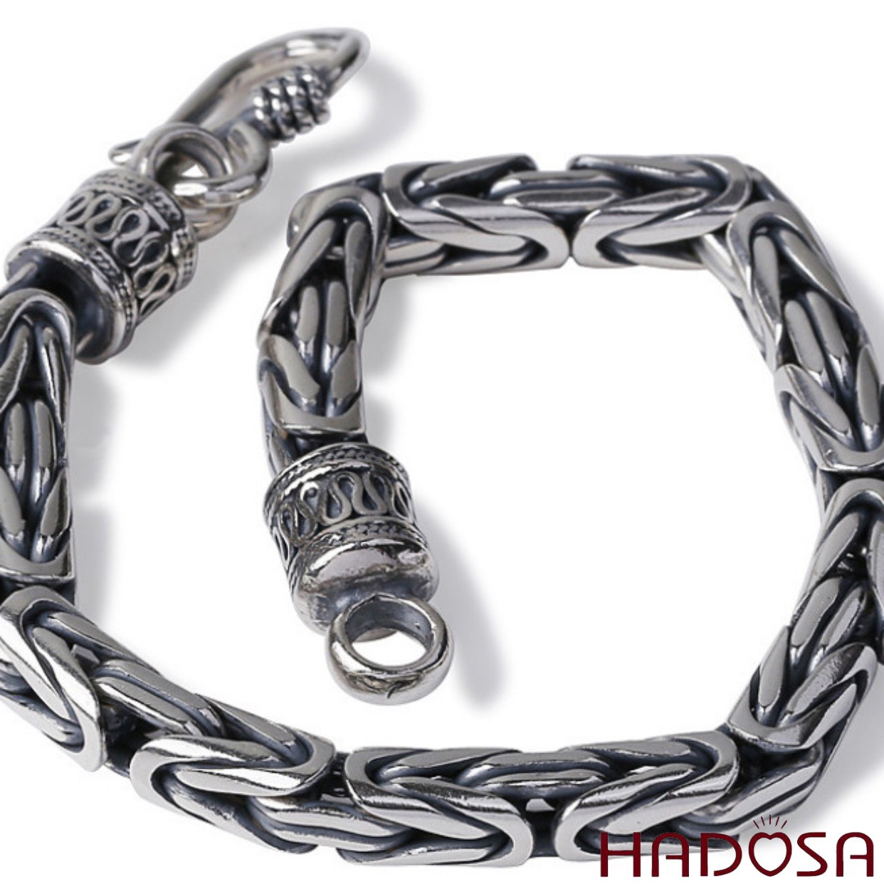 Mẫu lắc tay bạc nam đẹp bạc Thái