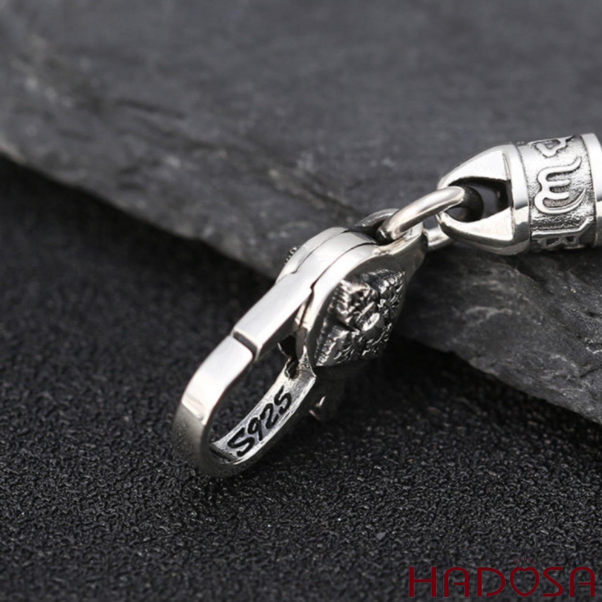 Lắc tay nam bạc đẹp Chùy Kim Cang