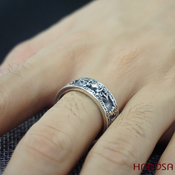 Nhẫn nam bạc Thái