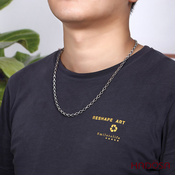 Dây chuyền bạc nam
