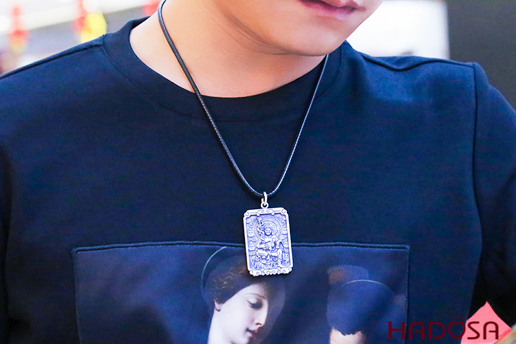 Mặt dây chuyền bạc Thái Phật bản mệnh Bất Động Minh Vương (Dậu)