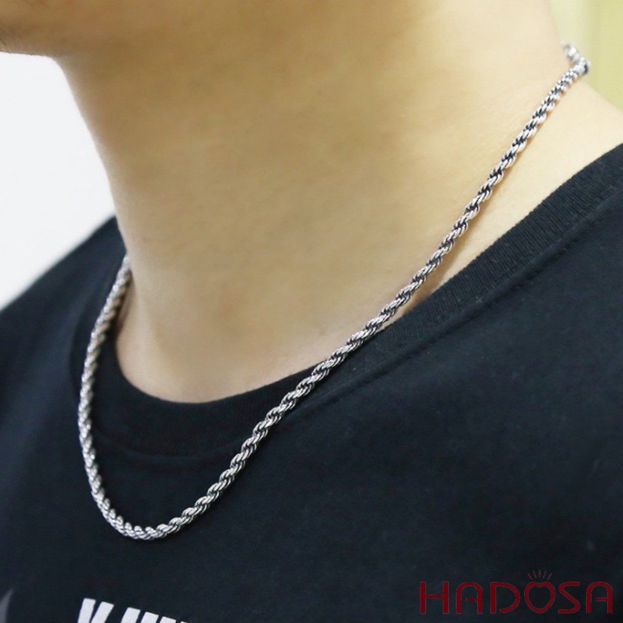 Dây chuyền bạc nam 925