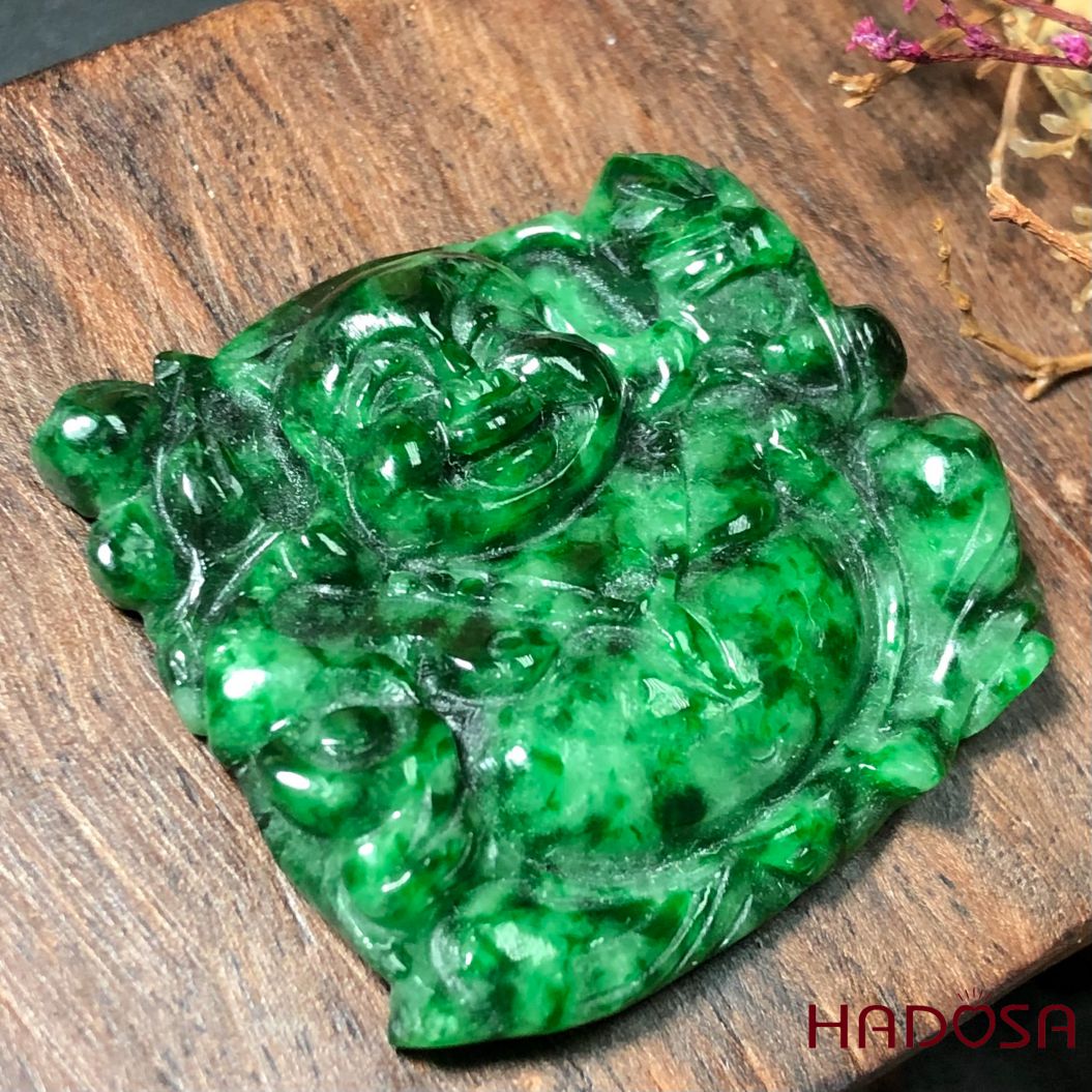 Mặt Di Lặc Sơn Thủy cao cấp chạm Kiểu