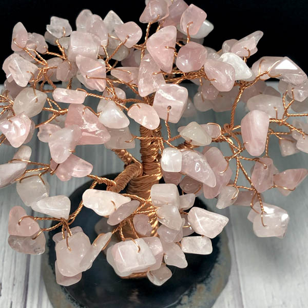 Cây tài lộc Thạch anh hồng 12*10*15