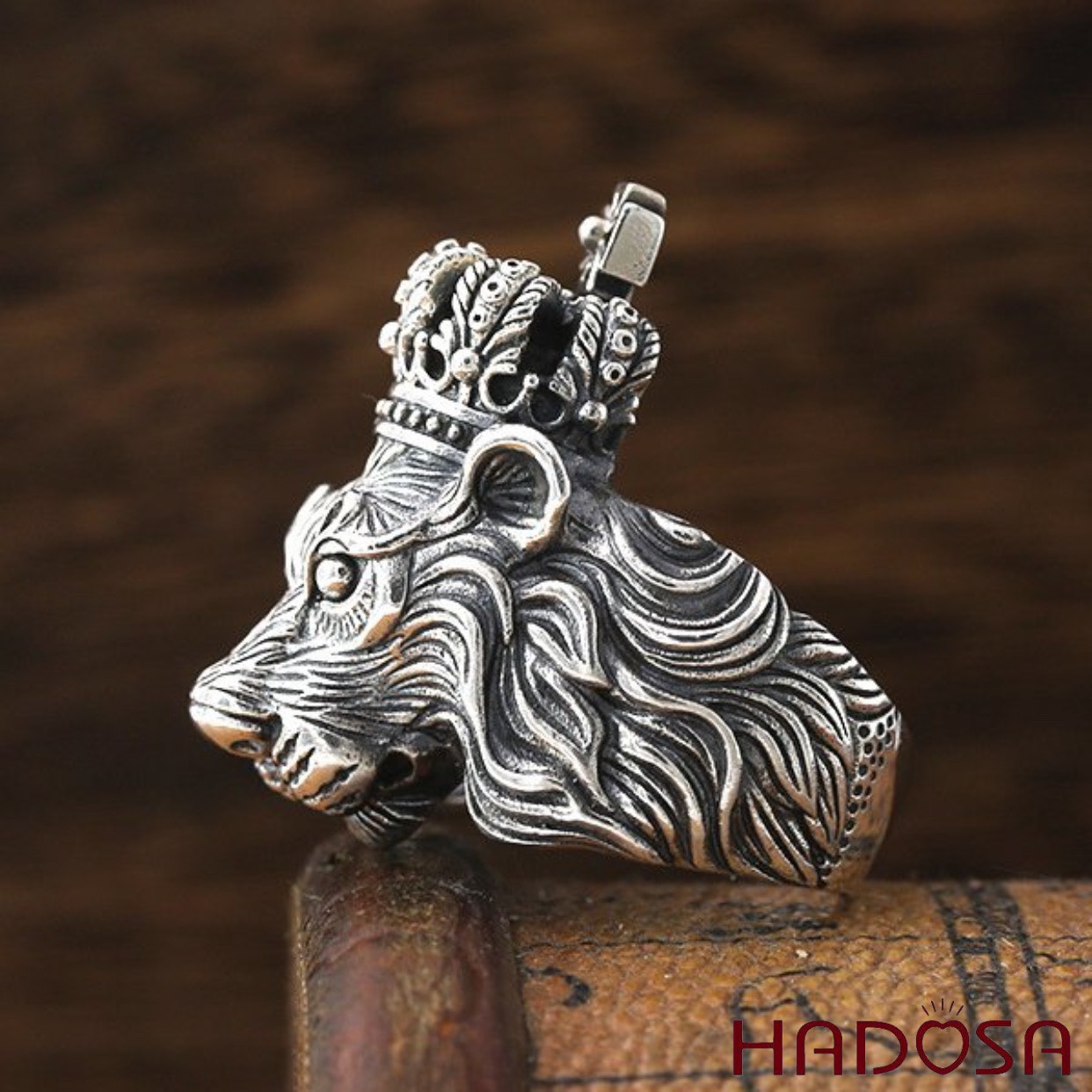 Nhẫn bạc Thái Sư Tử