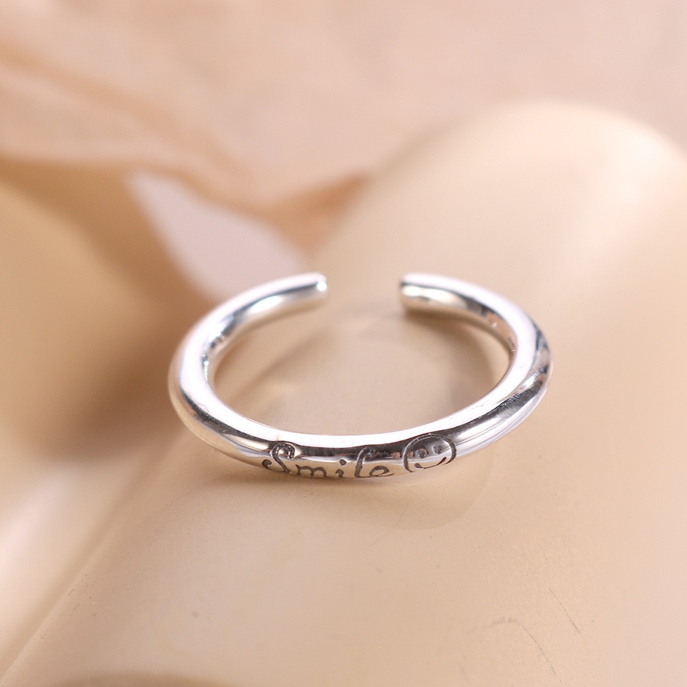 Nhẫn Bạc Thái 925 Smile