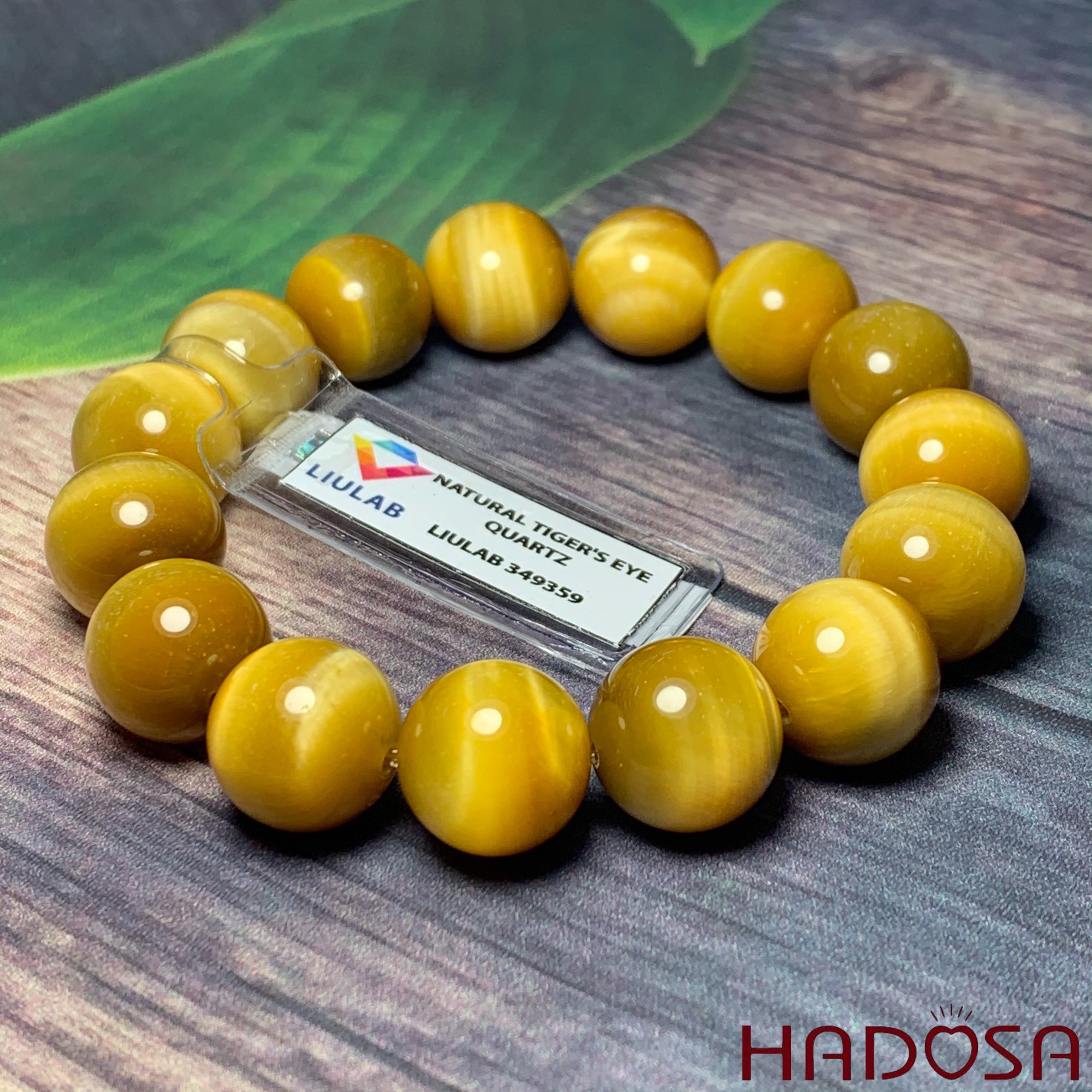 Thạch anh Mắt hổ vàng 14mm đặc biệt cao cấp chuẩn 6A