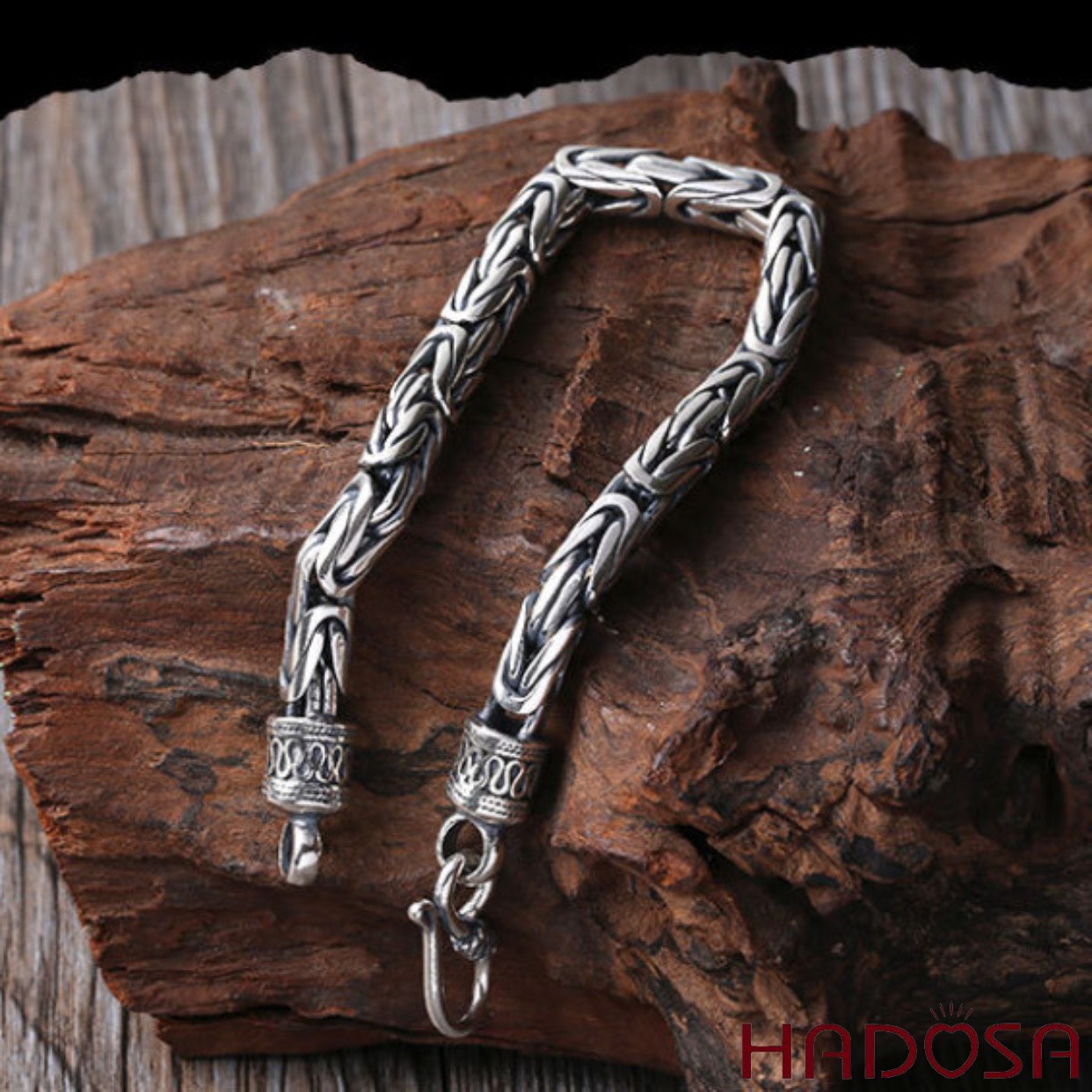 Mẫu lắc tay bạc nam đẹp bạc Thái