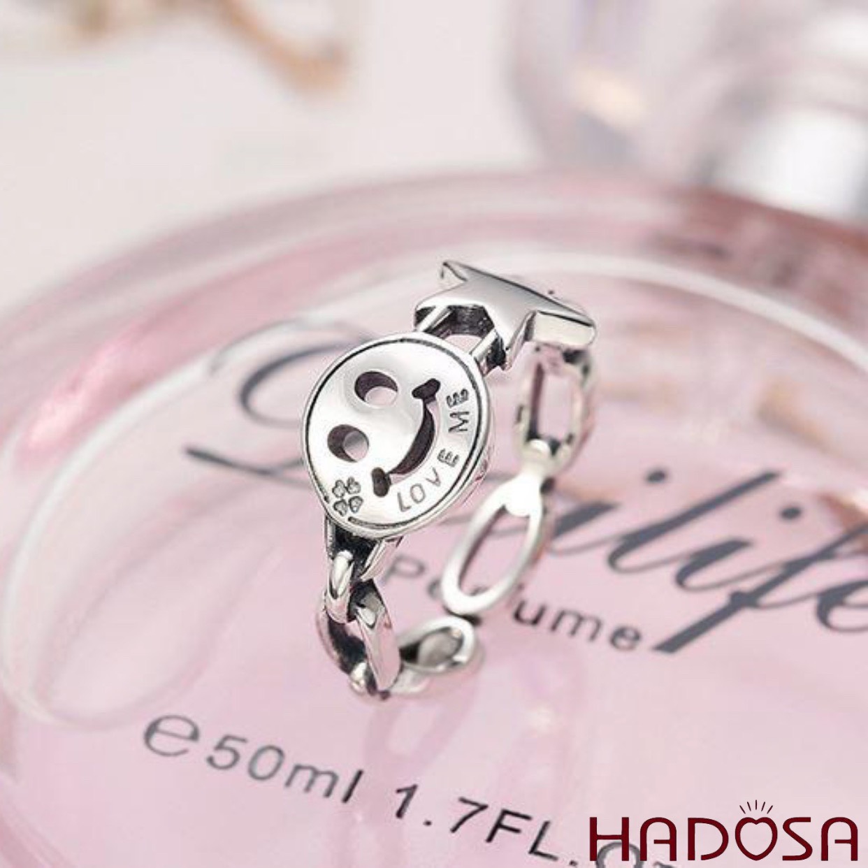 Nhẫn Bạc Thái Mặt Cười