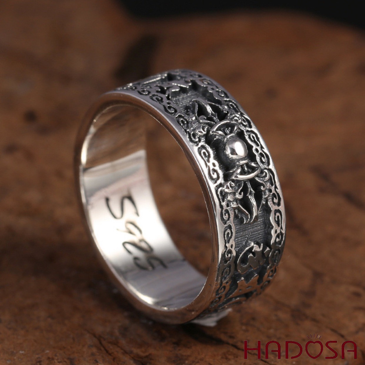 Nhẫn nam bạc Thái