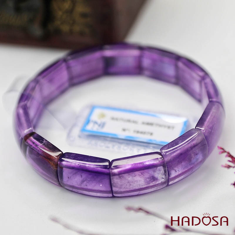 Vòng Thạch anh tím bản 13x16mm chuẩn 5A