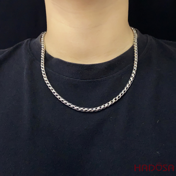 Vòng cổ nam chất bạc Thái